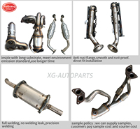 Pabrik Xuguang Menyediakan Substrat Keramik EURO 4 5 6 dengan Catalytic Converter Direct Fit untuk Corolla 2 Catalyst Body