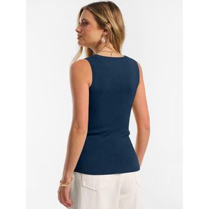 <b>Womens</b> <b>Wool</b> Blend <b>Tank</b> <b>Top</b> Sleeveless Knitted Fitted Sweater Shirt Business Casual Summer Clothes - Product Image 6
