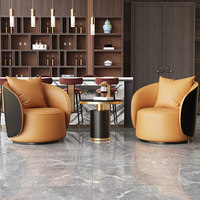 Fauteuil de bureau en cuir haut de gamme, canapé de réception professionnel, siège de détente pour hôtel, centre de beauté et clinique médicale