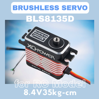 XQ-BLS8135D Servo numérique 20-35kg.cm à engrenages métalliques en aluminium étanche sans balais 8.4V 210 pour kits de voitures RC, bateaux et drones
