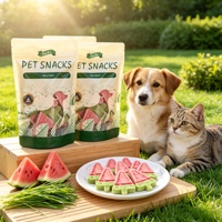 FurZo Friandises pour animaux de compagnie mixtes lyophilisées au poulet et à la pastèque, riches en protéines, sans céréales, pour chiens et chats, pour l'entraînement, vente en gros, personnalisables