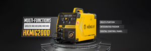 HKMIG200D onduleur équipement de soudage multi-processus 200A 220V meilleure qualité Portable MIG/TIG/MMA STICK nouvel état fabriqué au Vietnam - Product Image 3