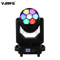 VSHOW R740L Bee Eye LED 7x 40W Moving Head Wash Zoom für Partys