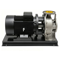 Pompe centrifuge horizontale monophasée en acier inoxydable à aspiration axiale ZS50-32-160/1.1, raccordement par bride, contrôle entièrement automatique
