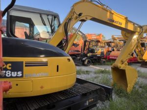 เครื่องขุดดินขนาดเล็กแบบใช้แล้ว7ตันเครื่องรวบรวมข้อมูลระบบไฮดรอลิก usato Pc78us - Product Image 5