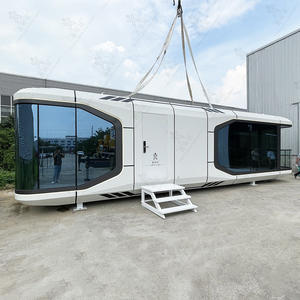 Casa móvil de montaje rápido Invernadero de vidrio Casa de cúpula geodésica Otra construcción y bienes raíces Casa pequeña - Product Image 5