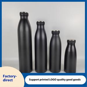 Wholesale 12/17/25/32oz Stainless Steel Tumblers Double Wall Milk <b>Bottle</b> Shape Insulated Water Cup with <b>Small</b> Mouth for Sports - Product Image 3