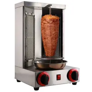 Gaz masa üstü Shawarma ızgara makinesi