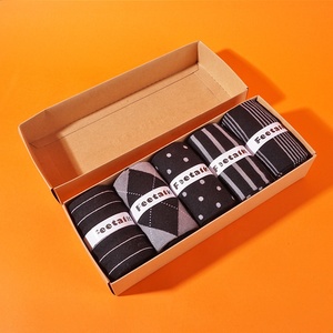 Nhà Máy Bán buôn người đàn ông của giản dị phương thức cotton ăn mặc vớ mềm khuôn mẫu Crew cho văn phòng kinh doanh Kích thước 9-11 tất cả các mùa - Product Image 5