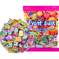 Vente en gros de bonbons mous aux fruits ADM en vrac Bonbons de fête à la saveur de la Malaisie Collation de bonbons mélangés 110 pièces/500g