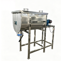 Mélangeur à pales horizontales en U pour poudres, machine de mélange de qualité alimentaire pour assaisonnements et poudres protéinées