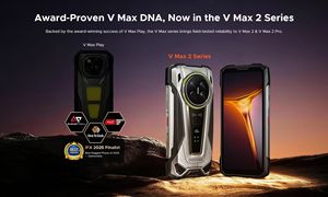 Smartphone robuste DOOGEE V MAX 2 5G 2026 avec processeur Dimensity 8300, écran numérique, 16 Go + 512 Go, batterie 22000 mAh, écran FHD+ 6,78 pouces, 200 MP - Product Image 5