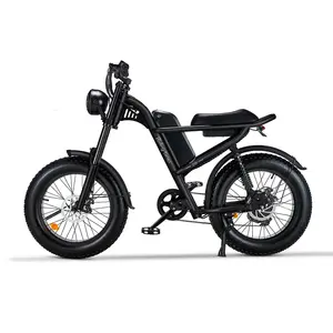 电动城市自行车远程快速长座椅750w 1000w 500w 48v电动自行车Super73 Ebike