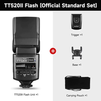 Flash pour appareil photo reflex numérique Godox TT520II, best-seller, Speedlight pour Nikon, Pentax, Olympus, Fujifilm, Canon