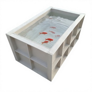 Réservoir en plastique PP vierge 100% personnalisé, résistant aux fuites, durable, <span class=keywords><strong>pour</strong></span> <span class=keywords><strong>bassin</strong></span> à koïs extérieur et stockage industriel, <span class=keywords><strong>pour</strong></span> l'aquaculture et l'utilisation chimique - Product Image 1