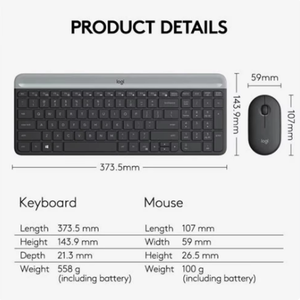 Mk470 <b>Keyboard</b> Mouse Combos / 2.4ghz Wireless Ultra-thin Silent Set Mk470 <b>Keyboard</b> Mouse Combos - Product Image 4