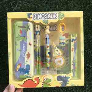 Набор школьных принадлежностей для детей 2024: пластиковая линейка, точилка для карандашей и синие гелевые ручки (наконечник 0,8 мм) - Product Image 5