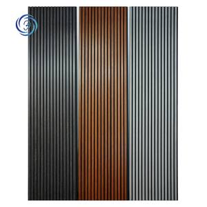 <span class=keywords><strong>Meilleur</strong></span> prix Insonorisation murale Placage de fibre de bois Panneaux muraux décoratifs Réduisant le bruit Lattes de bois Partition Intérieur - Product Image 6