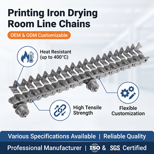 Cadenas <span class=keywords><strong>de</strong></span> línea para sala <span class=keywords><strong>de</strong></span> secado <span class=keywords><strong>de</strong></span> <span class=keywords><strong>hierro</strong></span> <span class=keywords><strong>de</strong></span> impresión HX16AF37 <span class=keywords><strong>de</strong></span> acero aleado termomecánicamente estable para reducción <span class=keywords><strong>de</strong></span> residuos en la línea <span class=keywords><strong>de</strong></span> costura lateral - Product Image 3