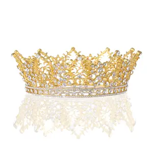 Vente en gros diadème pour hommes diadème d'anniversaire diadème en vrac Prince roi couronne de beauté couronne de reine unisexe couronne