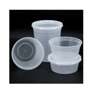 12 oz Plastic Soup Container  12oz Injection Molded Deli Containers