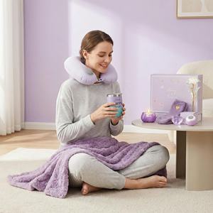 Lunaire Purple, Regalos de Autocuidado para Mujer, Caja de Regalo de Spa Relajante con Manta Suave, Regalo Único de Navidad o Día de la Madre para Ella - Product Image 5