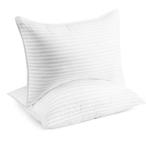 <span class=keywords><strong>Grand</strong></span> <span class=keywords><strong>oreiller</strong></span> en coton à rayures douces pour hôtel, cinq étoiles, Collection d'oreillers pour hôtel, taille Queen, Carton, carré 60, plante, uni, CN;JIA - Product Image 5