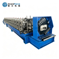 Machine de formage à froid automatique pour profilés de rayonnages à économie d'énergie, contrôle PLC + écran tactile, 16-28 stations, pour la découpe de roulements de moteur