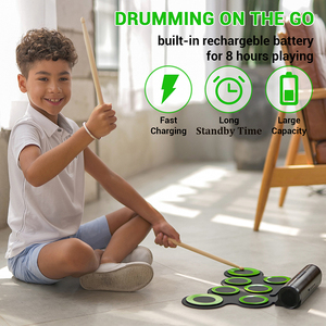 Trống Điện Đồ Chơi Trẻ Em Usb Bộ Trống Cuộn Lên Phần Mềm Tải Xuống Trò Chơi Chơi Trống - Product Image 2