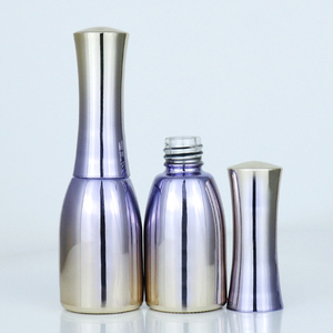 Bouteille de vernis à ongles en gel <span class=keywords><strong>champagne</strong></span> violet de <span class=keywords><strong>luxe</strong></span> de 10ml bouteille de vernis à ongles vide en verre métallique personnalisée - Product Image 6