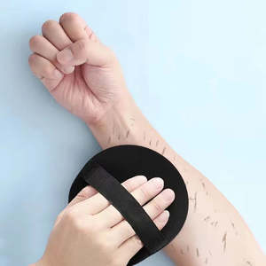 Bath Glove Ergonomic Painless Skin Scrubber <b>Round</b> Clay Bath Towel with Exfoliating <b>Brush</b> for Bathing & Spa Use - Product Image 6