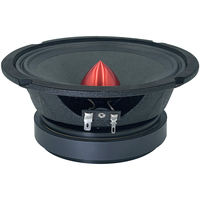 Professionnel 4 Ohms Rouge Aluminium Bullet Car Audio 6.5 pouces Midrange Bullet Haut-parleurs pour Car Audio