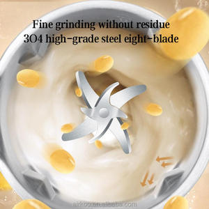 Máy xay đa năng 3 trong 1 mini 110V tự động hoàn toàn, dùng trong gia đình, làm sữa đậu nành, chế biến thức ăn cho bé, dễ dàng làm ngũ cốc - Product Image 4