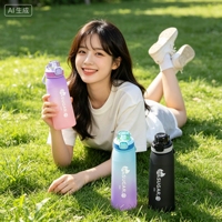 Bouteille d'eau parfumée sans BPA, très populaire, saine pour la maison, le bureau, les voyages, la natation, la randonnée et le camping