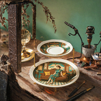 Service de Table Personnalisable en Porcelaine Chinoise de Luxe Minimaliste Moderne – Vaisselle en Céramique et Porcelaine Fine