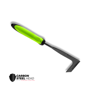 Landing 551049 <b>Garden</b> Knife Weeder High Carbon Steel Blade Curved <b>Edge</b> Soft TPR Grip Handle Black/Green Patio Paving Joint Weed - Product Image 1