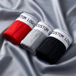 Boxer da <span class=keywords><strong>Uomo</strong></span> <span class=keywords><strong>di</strong></span> <span class=keywords><strong>Lusso</strong></span>, Set da 3 Pezzi, Taglie Forti, <span class=keywords><strong>di</strong></span> Marca, in Cotone Elasticizzato, Collezione 2026 - Product Image 5
