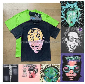 أعلى جودة NFC مسح الجحيم تي شيرت ملابس رجالية ملابس الشارع Y2K قمصان نجوم مخصصة قمصان قطن خمر المطبوعة تيشيرتات للرجال - Product Image 5