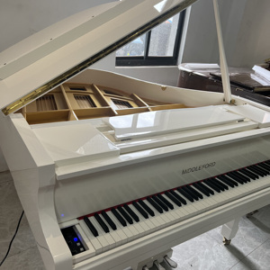 <span class=keywords><strong>Piano</strong></span> numérique auto-jouant MG152 <span class=keywords><strong>blanc</strong></span>, <span class=keywords><strong>piano</strong></span> à queue miniature, finition haute brillance - Product Image 3