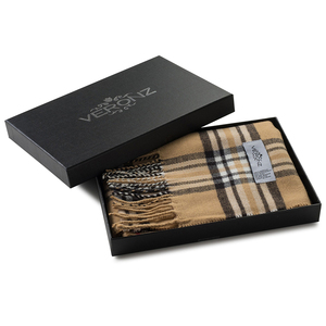 Vàng Hot Stamp Bằng Phẳng Màu Đen Cứng Nhắc Giấy Gói Sang Trọng Khăn Lụa Quà Tặng Bao Bì <span class=keywords><strong>Box</strong></span> Với Logo - Product Image 6