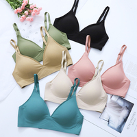 Soutien gorge Push Up sans fil pour femmes, sous-vêtements de bonne qualité, sans couture, en gelée, pour intimes féminines, nouvelle collection 3/4