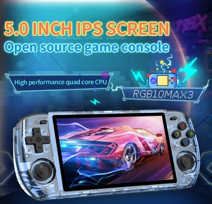 Consola de Juegos Portátil POWKIDDY RGB10 Max3 Retro de Código Abierto con Linux Jelos RK3566, Pantalla IPS de 5.0 Pulgadas y 1280*720, 64G, Regalos para Niños - Product Image 4