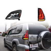 ZHENGWO Kit complet de phares avant et feux arrière modifiés pour Lexus GX470 2003-2009, accessoires tout-terrain