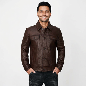 <b>Men's</b> <b>Jackets</b> Factory Directly Supply Leather <b>Jackets</b> for <b>Men</b> 2026 Winter Lather <b>Jacket</b> Wholesale Reasonable <b>jacket</b> for <b>men</b> - Product Image 1