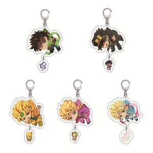 Llavero de <span class=keywords><strong>Anime</strong></span> JoJo's Bizarre Adventure para <span class=keywords><strong>Hombre</strong></span> <span class=keywords><strong>y</strong></span> <span class=keywords><strong>Mujer</strong></span>, Accesorio Lindo para Mochilas, Colgante de Dibujos Animados, Regalo para <span class=keywords><strong>Amigos</strong></span> - Product Image 1