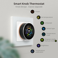 AVATTO WT20R/ZWT20R Vente en gros d'usine OEM/ODM Thermostat de chauffage numérique programmable WiFi Tuya