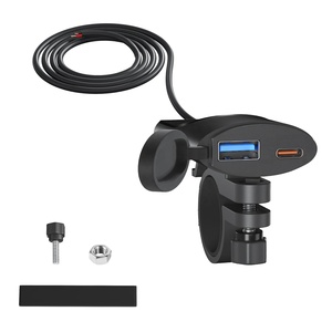 <span class=keywords><strong>Chargeur</strong></span> de moto double USB WUPP, charge rapide PD+QC3.0, compatible 12/24V, <span class=keywords><strong>chargeur</strong></span> de téléphone pour moto - Product Image 6