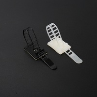OUORO ATC-22 1600T Organisateur de câbles multifonctionnel auto-adhésif, attaches circulaires réglables en plastique, serre-câbles, support de cordon