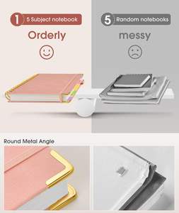 สมุดโน้ตแบบเกลียว300หน้าตัวแบ่งที่ถอดออกได้แท็บ5เรื่องวารสารหนังวิทยาลัยปกครองการวางแผน2026 - Product Image 3