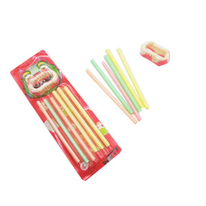 Vente <span class=keywords><strong>en</strong></span> gros d'usine OEM Tooth Mouth Gummy Candy avec du yaourt CC Stick Candy - Product Image 6